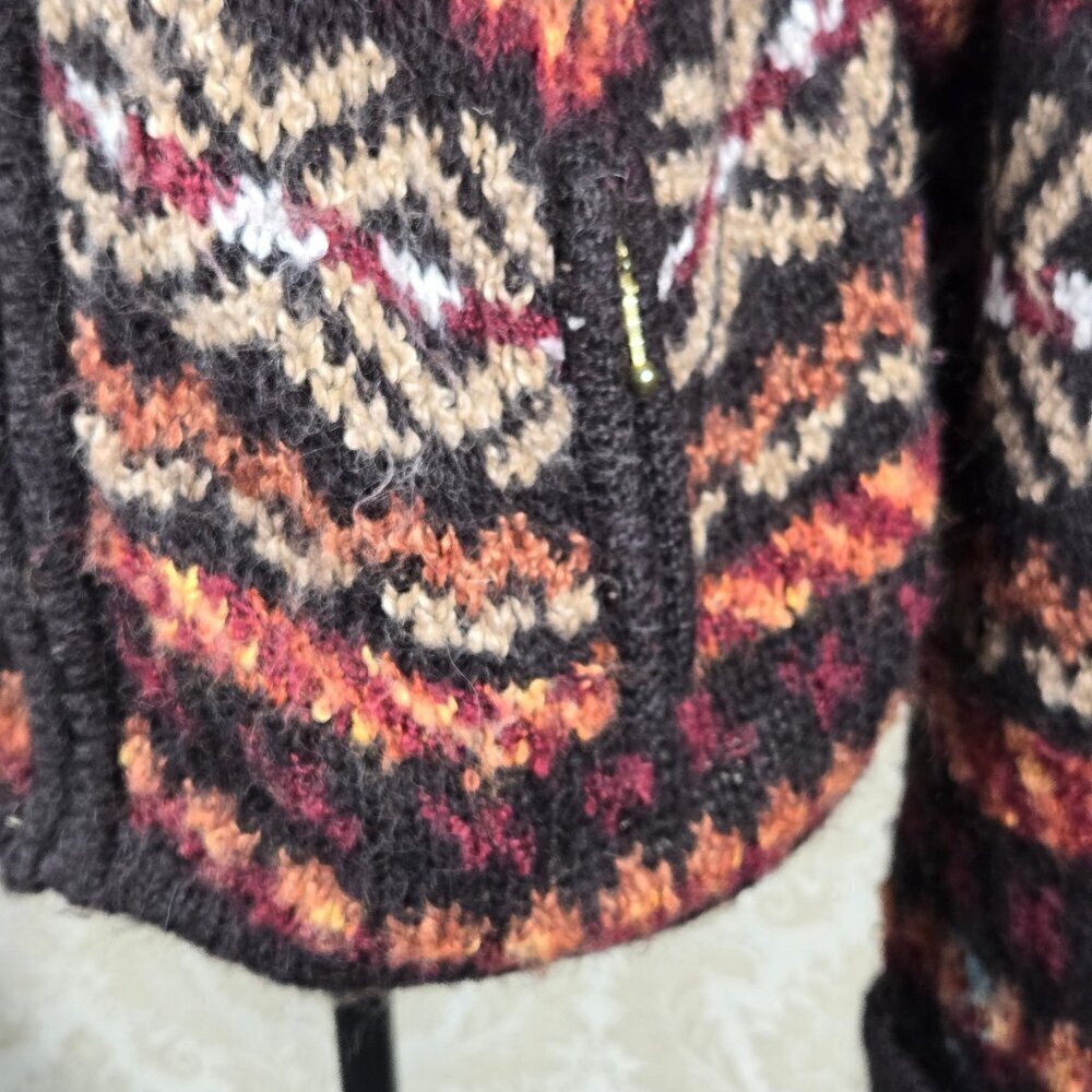 Dressbarn Size Large Multicolor Patterned Striped… - image 4